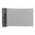 Fydun Car Grille Universal 6x12mm Aluminum Alloy Mesh Net Grid Body Bumper Rhombic Grill