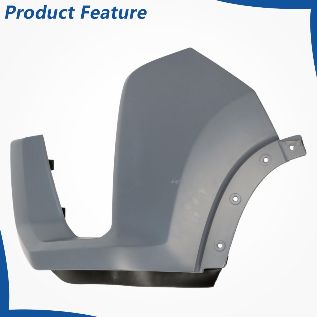 Front Bumper Outer Filler Left Replacement For Silverado 2500hd 2020 2021 2022 2023 Primed Plastics End Cap 84678867