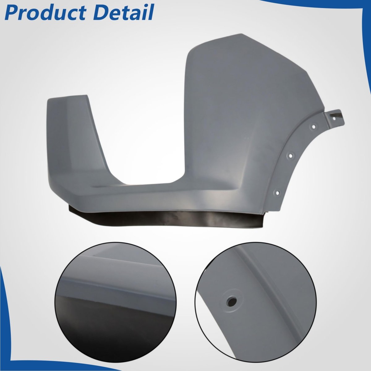 Front Bumper Outer Filler Left Replacement For Silverado 2500hd 2020 2021 2022 2023 Primed Plastics End Cap 84678867