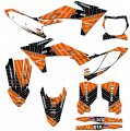 2023 Sx Race Series Orange Senge Graphics Complete Kit For Ktm 