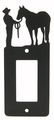 Male Halter Horse Gfi Rocker Light Switch Plate Cover 