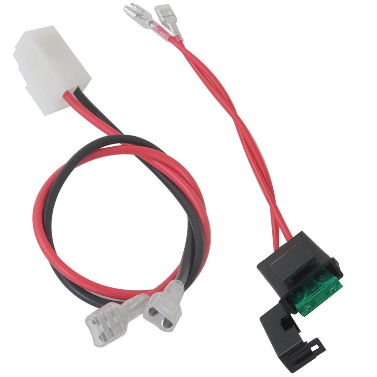 Battery Wire Harness Kit With 30 Amp In-line Fuse For Razor Mx400 V33 And Up 3 Holes Plug
