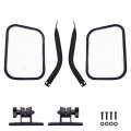 Door Off Mirror Replacement For Jeep Wrangler Tj Jk 1997-2018 4 X Off-road Morror Rectangulars Quick Release Side View Mirror