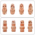 90 Pcs Tig Welding Torch Kit Alumina Nozzle Collets Stubby Gas Lens Fittings Fit For Wp-17 18 26
