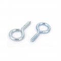 Uxcell 0 12 X1 Screw Eye Hooks Self Tapping Screws Screw-in Hanger Eye-shape Ring Blue 100pcs For Tie-downs Lifting And