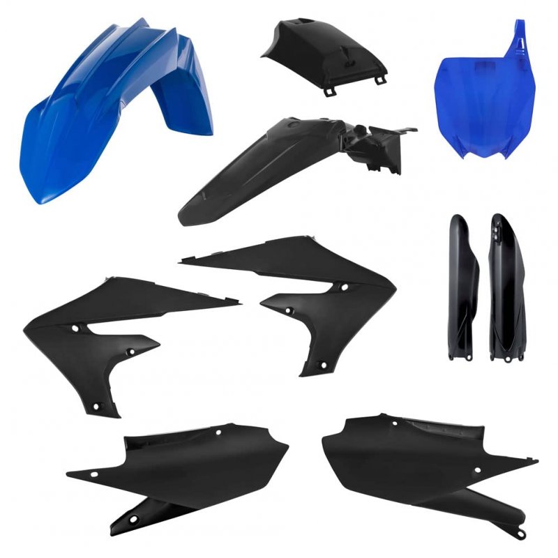 Full Plastic Kit With Tank Cover Blue Black