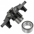Caltric Rear Wheel Hub With Bearing Compatible Polaris