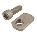 15 Series 5 16-18 X 7 8 In Socket Head Cap Screw With Slide Economy T Nut Stainless Steel 5 Pack 