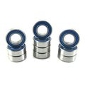 6x12x4mm Precision Ball Bearings Abec 3 Rubber Seals 10 Mr126-2rs-bu 