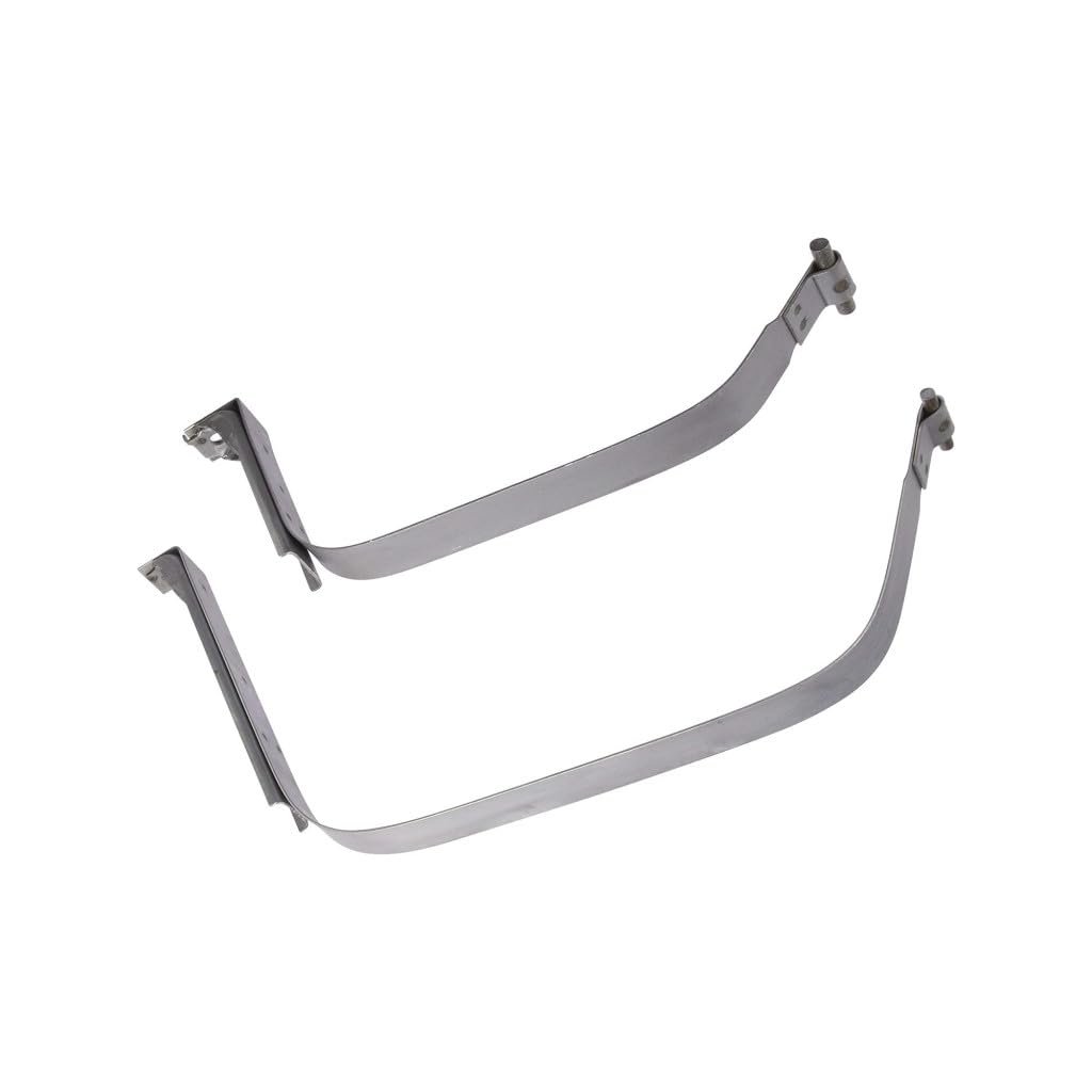 Fuel Tank Straps For Volkswagen Touareg 2011 2018 Galvanized Steel Replacement Pin Mount And Bolt On Ends 1104a102 Silver Color