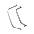 Fuel Tank Straps For Volkswagen Touareg 2011 2018 Galvanized Steel Replacement Pin Mount And Bolt On Ends 1104a102 Silver Color