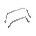 Fuel Tank Straps For Volkswagen Touareg 2011 2018 Galvanized Steel Replacement Pin Mount And Bolt On Ends 1104a102 Silver Color 