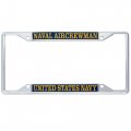 Us Navy Naval Aircrewman Enlisted Rating Insignia License Plate Frame For Front Or Back Of Car Officially Licensed United 