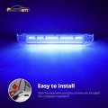 Partsam 10pcs 6 Waterproof Led Light Bar 21led Utility Strip Boats Clear Blue Sealed Underwater Light Strips For Trailers