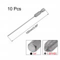 Uxcell 10 Pcs 6mm Ph00 Magnetic Phillips Screwdriver Bits 1 4 Inch Hex Shank 3 94-inch Length S2 Power Tool