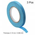 Uxcell 3pcs 10mm 0 4 Inch Wide 20m 21 Yards Masking Tape Painters Rolls Light Blue