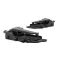 Interior Door Handle Pair For Kia Forte Koup 2010 2011 2012 2013 Front Or Rear Driver And Passenger Side Black Plastic With