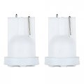 Ocpty 100pack White T10 194 Bright Instrument Panel Gauge Cluster Dashboard Led Light Bulbs