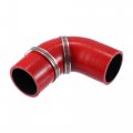 51mm 2 Id 90 Degree Silicone Reducer Hose Set Coupler Intercooler Tube Red For Car Intake Piping 