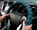 Steering Wheel Cover Black Crows Skull Covers Evil Raven Teal Blue Protector Car Accessory 15 Inches