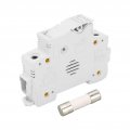 Pv Fuseholder 1000vdc Fast Acting Pc Flame Retardant 32a Dc Open Circuit Protection Din Without Light 