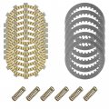 Caltric Clutch Friction Steel Plates And Springs Compatible With Yamaha Fz07 2015 2016 2017