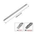 Uxcell Ph2 Sl6 Magnetic Double Head Screwdriver Bits 1 4 Inch Hex Shank 5 9-inch Length S2 Power Tool