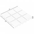 Gardenised Qi004107 5 Gray Interlocking Garden Path Tiles Outdoor Decorative Floor Grass Paver Pack Of