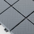 Gardenised Qi004107 5 Gray Interlocking Garden Path Tiles Outdoor Decorative Floor Grass Paver Pack Of 
