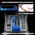 X Autohaux Gear Panel Frame Shift Knob Cover Trim Box Center Consoles Sticker For Honda Civic 10th Gen 2016 2017 2018 2019 2020