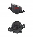 Clear Fog Light Lamps Kit With Switch And Harness For 2013 2014 2015 Nissan Altima Sedan H11 Halogen Bulbs Chrome Black Housing