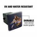 Protect And Serve K9 Police Thin Blue Line German Shepherd Dog Tow Trailer Hitch Cover Plug Insert
