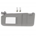 Ocpty Left Driver Side Gray Sun Visor Without Sunroof Fit For 2006 2007 2008 2009 2010 2011 Toyota Camry 7432006780b0