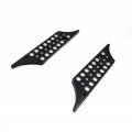 Httmt- Saddlebag Latch Cover Compatible With H-d Touring 1993-2013 Engraved Black Bubble Cnc Billet Hard Bag