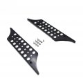 Httmt- Saddlebag Latch Cover Compatible With H-d Touring 1993-2013 Engraved Black Bubble Cnc Billet Hard Bag