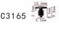 Autobahn88 Front Door-front Seal Clip Compatible With Honda 17-18 Ridgeline Oem 90651tg7000 Pack Of 20
