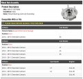Wheel Hub And Bearing Assembly Compatible With 2010-2015 Chevy Camaro 3 6l V6