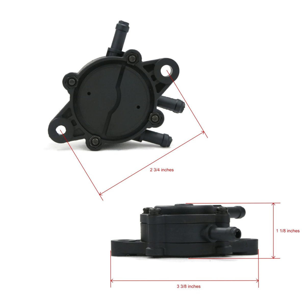 Fuel Filter And Pump For John Deere F620 F680 F687 M653 M655 M665 Z710a 1 4 In 5 16 Inner Diameter 23 To 28 Micron Clear