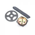 Chanoc Drive System T8f Chain With 6 Teeth Gearbox Rear Sprocket For 47cc 49cc Pocket Bike Mini Motorcycle 