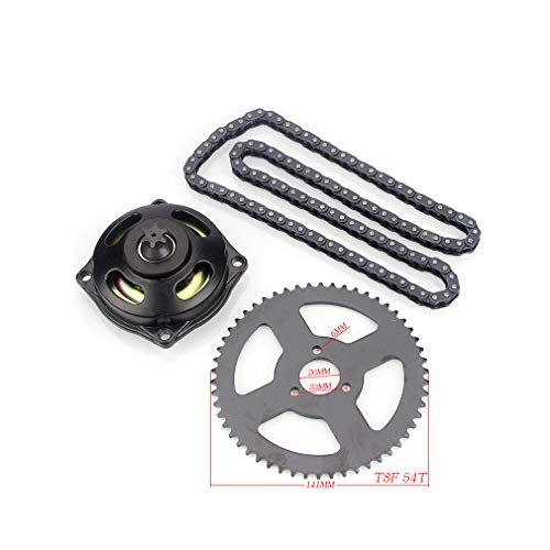 Chanoc Drive System T8f Chain With 6 Teeth Gearbox Rear Sprocket For 47cc 49cc Pocket Bike Mini Motorcycle