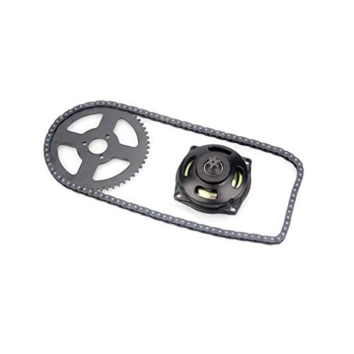 Chanoc Drive System T8f Chain With 6 Teeth Gearbox Rear Sprocket For 47cc 49cc Pocket Bike Mini Motorcycle