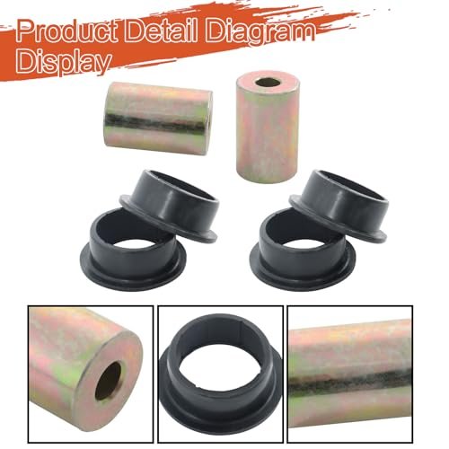 2 Pcs Rear Lower Bearing Carrier Bushing Control Replacement For Polaris Sportsman 500 Hoest 2003-2014 For
