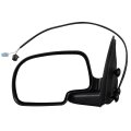 Pair Door Mirrors For 2003-2007 Chevy Silverado 1500 Avalanche Manual Folding Power Mirror Replacement 15226944 15226945 