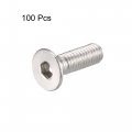 Uxcell M3 X 10mm Metric Hex Socket Countersunk Flat Head Screw Bolts 100pcs