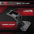 Abn Stake Pocket Tire Carrier With D-ring Rv And Travel Trailer Spare Mount For Utility Fits Wheel Lugs
