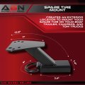 Abn Stake Pocket Tire Carrier With D-ring Rv And Travel Trailer Spare Mount For Utility Fits Wheel Lugs