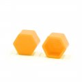 Uxcell 20pcs 17mm Orange Silicone Car Wheel Lug Nut Bolt Hub Covers Screw Dust Caps