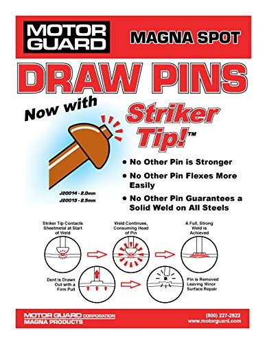 Motor Guard Welding Studs 2 5mm 500bag 20015 Factory Count Pack Of 1