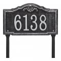 Whitehall Custom Gatewood Standard Lawn Address Plaque 14 25 W X 8 5 H 1 Line 