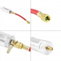 Qiilu Professional A C Oil Injector Ac Dye Oz Injection Tool R134 R12 R22 2 Capacity And 1 4 Sae Shut-off Adapter